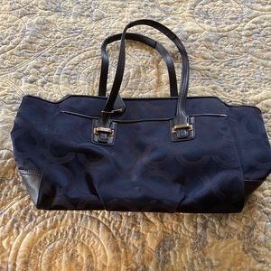 Beautiful Navy Blue Coach Handbag